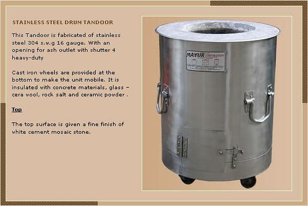 S.S Drum Tandoor